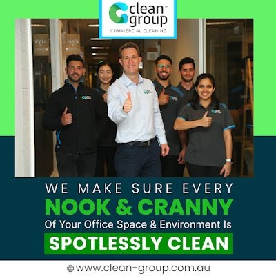 What services are included in a standard commercial cleaning package?