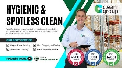 What safety protocols does Clean Group follow during cleaning?